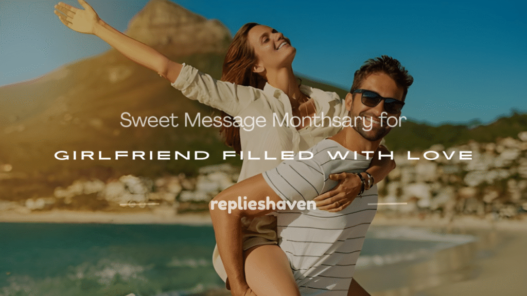 message monthsary for girlfriend