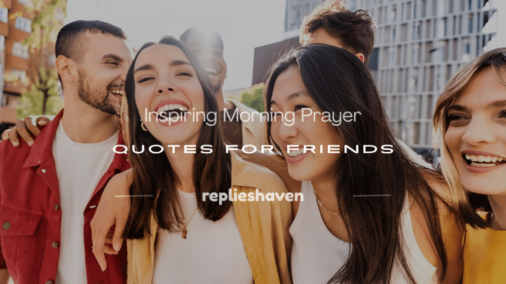 morning prayer for friend