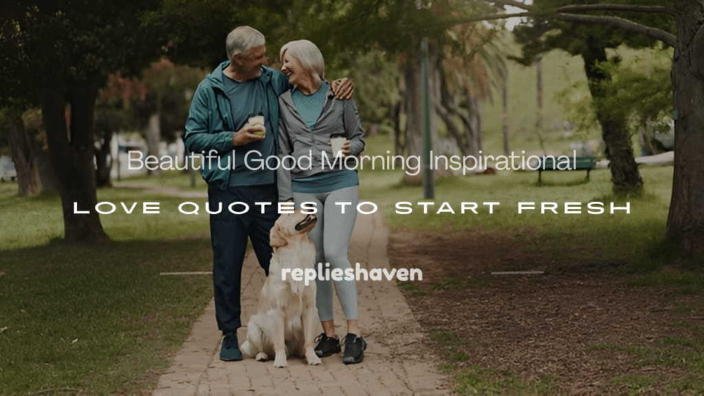 good morning inspirational love quotes