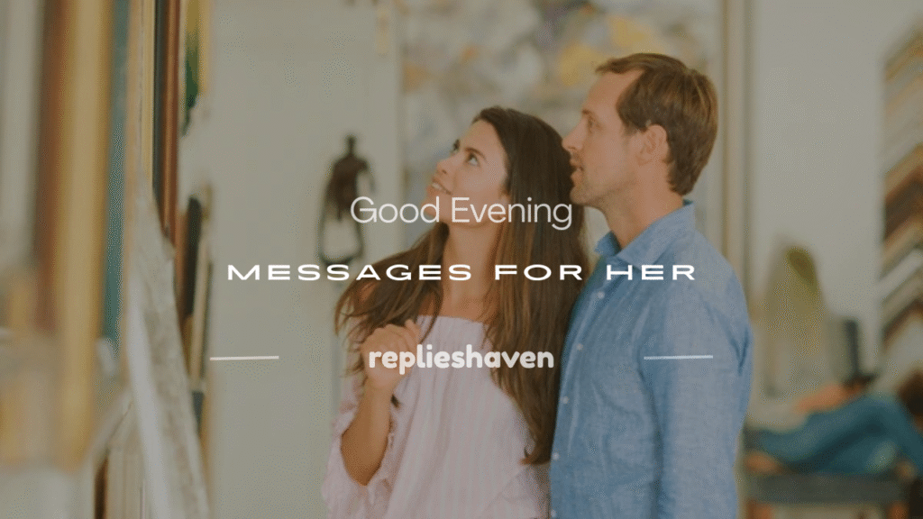 good evening messages for her
