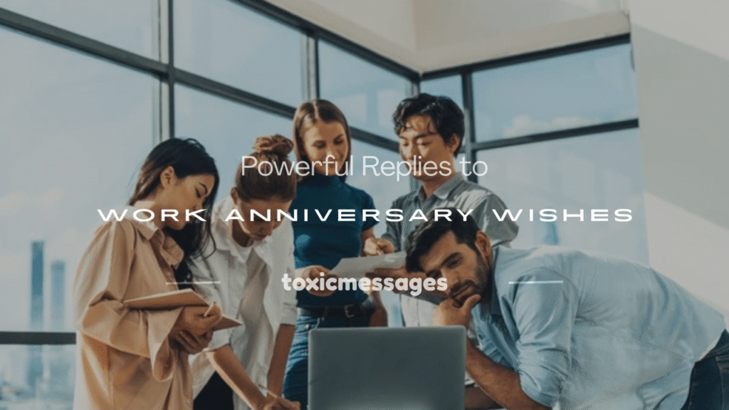 reply to work anniversary wishes
