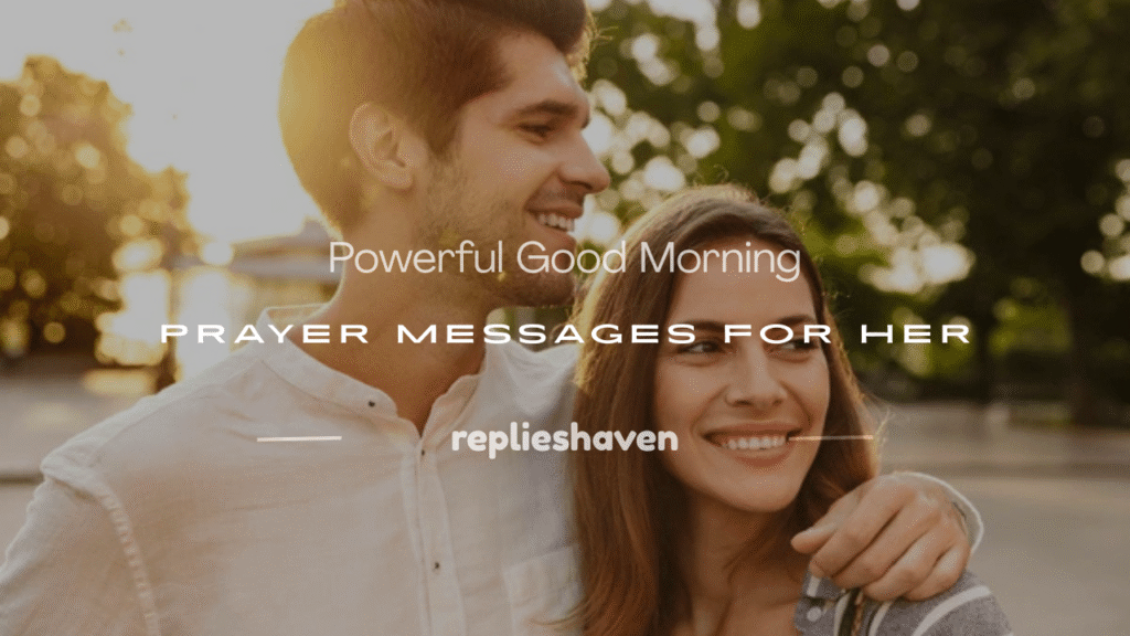 good morning prayer message to her