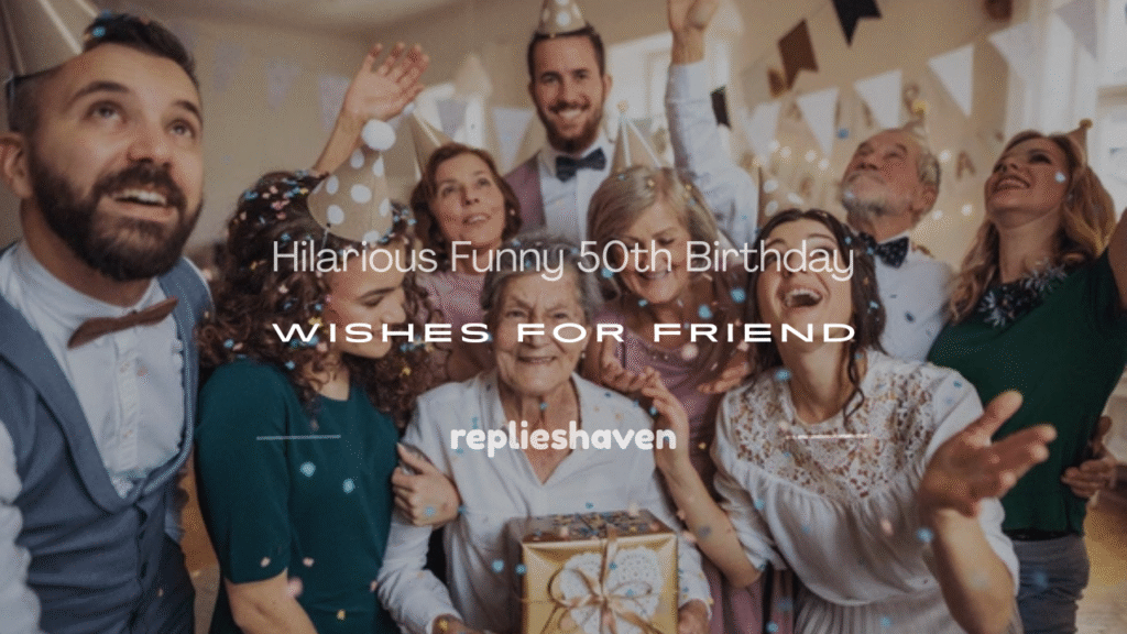 50th birthday wishes for friend funny
